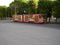 КТ-4-SU №162 на ул. Красного Казачества в рекламной раскраске. Июнь 2008г.