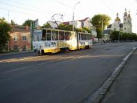 № 215 на спуске к мосту по улице Соборной. Июнь 2008 г.