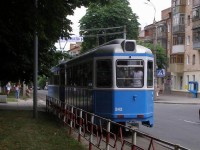 Прицепной вагон «Карпфен» В4. В 2007 году поставлен из Цюриха (№ 773). Год выпуска – декабрь 1959. Фото – на улице Пирогова.